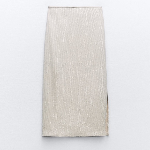 Zara sequin midi skirt - Picture 5 of 7